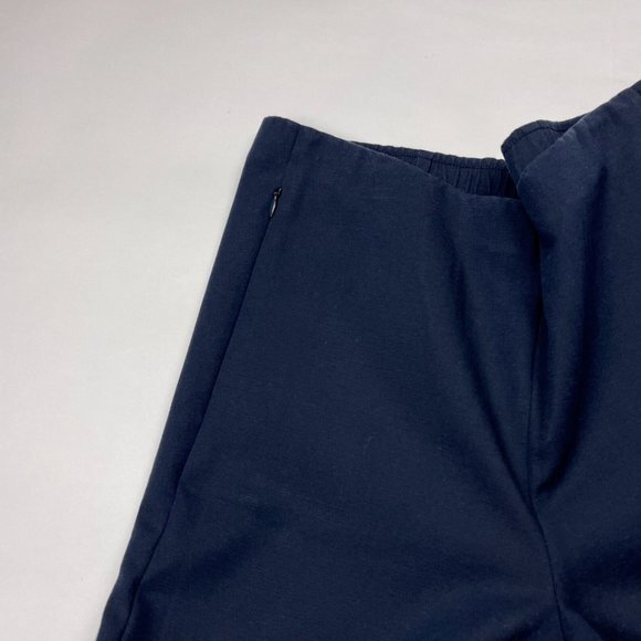 J Jill Essential Cotton Stretch Pants Women 10 Tall Elastic waist Pocket Pull-on - Picture 7 of 10